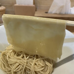 開運橋通 ふじ原 - 大きな麺は噛むとモチモチ、喉越しはチュルリン