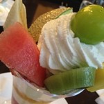 千疋屋フルーツパーラー - 季節柄イチゴはありません