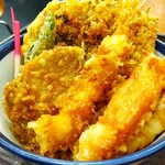 Tendon Tenya - 初夏天丼＋海老天＋かにかま天