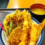 Tendon Tenya - 初夏天丼＋海老天＋かにかま天 1.250円