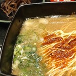 Ichiran - 辛味…今日は多めで(2倍)で…(;´Д｀)ﾊｧﾊｧ