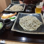 Kamakura Teuchi Soba Hanabusa - 十割蕎麦海老天付き