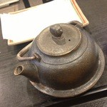 松翁 - そば湯が入っている土瓶