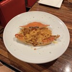金のイタリアン - 渡り蟹のトマトクリーム リングイネ¥1892