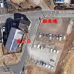Pizza cafe Forno - 駐車場の位置（Googleマップ）
