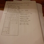 なん天 - メニュー