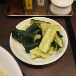 麺屋りゅう - 日替わりおつまみ（たたききゅうり）