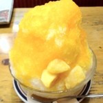 コメダ珈琲店 - かき氷(マンゴー)
