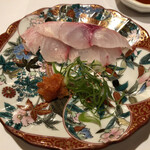 千ふく - お造り盛り (長崎 天然いさぎ)