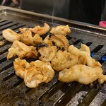 豚焼肉 グルマンズ - 朝引きとんちゃん(大腸)