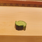 鮨 尚充 - 山葵味の胡瓜