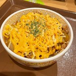 すき家 - 明太マヨチーズ牛丼（並）@¥580