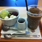 ナナズグリーンティー - 抹茶あんみつとほうじ茶ﾗﾃ