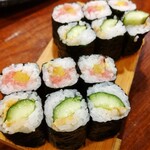 いなせ寿司 - とろたく巻＆山わさび巻