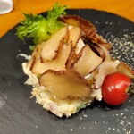 居酒屋鳥のぶ - いぶりがっこポテサラ