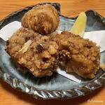 郷土風味 魚来亭 - 河豚の唐揚げ