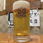 Kyoudofuumi Gyoraitei - SAPPORO CLASSIC 生ビール