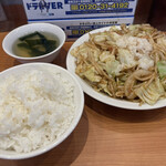 肉野菜炒め ベジ郎 - 料理写真:味噌野菜炒め定食