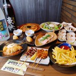 炭火と笑いの台所 とりすけ 難波本店 - パーティ・女子会に！【女子会コース】