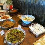 景福宮 - キムチのバイキング