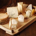 Assortment of 5 types of aged cheese