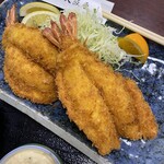 伊勢大阪屋 - 特大サイズ　エビフライ