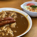 からから - 別日の、ソーセージカレー700円