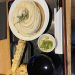 うどん居酒屋 江戸堀 - 増量した麺です（無料で増量できます。）