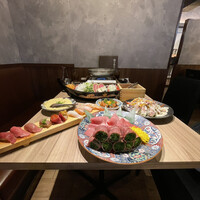 黄金出汁しゃぶと江戸前寿司 肉のあさつ 梅田お初天神店 - 