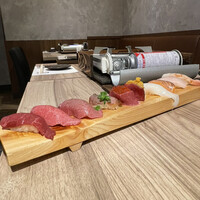 黄金出汁しゃぶと江戸前寿司 肉のあさつ 梅田お初天神店 - 