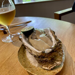蕎麦 Hajime - 追加で頼んだ岩牡蠣