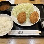 とんかつ まるや - 海老カツ定食(ランチ) 800円(税込)