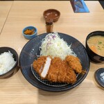 Tonkatsu Inaba Wakou - 厚切りロースかつ 一口ヒレかつ定食