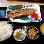 Sumibiyaki Semmon Shokudokoro Shirogane Ya - とろ鯖の西京味噌漬け焼き定食　950円