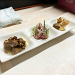 がばちょ - セット/アテ3品+ドリンク1杯（500円）