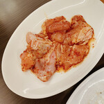 鶏の焼肉 ピリ辛鶏 - 
