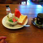 ポンポンマム - Ｈ25年8月10日のコーヒーとモーニングサービス