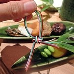 日本料理 百屋 - 十字に結ぶことに意味があるようです