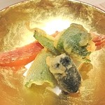 日本料理 百屋 - 鱧の天ぷら