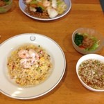 チャーハンランチのセット