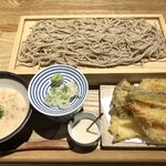 じねんじょ庵 - 天ぷらとろろ蕎麦セット