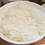 キッチン ブルー グローブ - ご飯大盛りのアップ