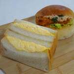 ブーランジェリー マーブル - 玉子サンド＆エビカツ