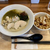 Sapporo Noodle 粋 - あさり塩ラーメンとあさり炊込みご飯