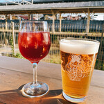 Cafe & Wine bar O-de-Pa-ru - 手工啤酒恐龍的淡色艾爾與自家製桑格利亞