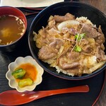 ハンバーグと伊賀牛丼の五右衛門 - 伊賀牛丼並盛1,500円(税込)