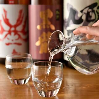 We carry famous sake from all over Japan.