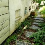 YATSUDOKIYA CAFE - 店内へのアプローチ