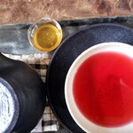 YATSUDOKIYA CAFE - ブラックカラント&アサイーペリー。はちみつついてる！