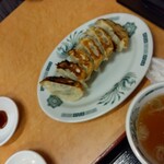 日高屋 - 餃子は酢胡椒でいただきました